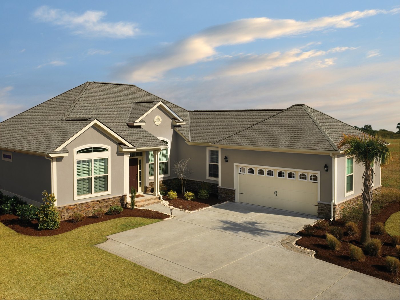 Home exterior photo from the McDaniels roofing page